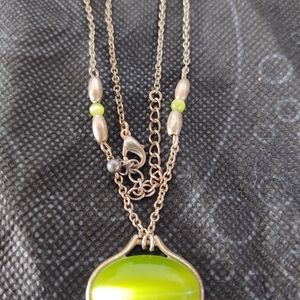 Green Peridot Necklace